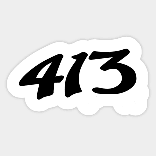 413-Rock-Number Only Sticker
